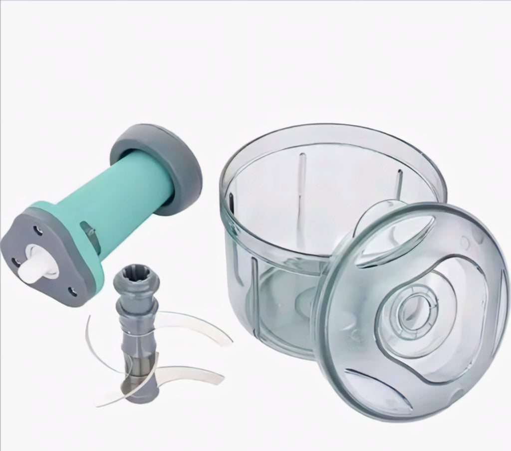 Premium Manual Push Vegetable Chopper | Multi-Functional Hand Food Processor for Kitchen