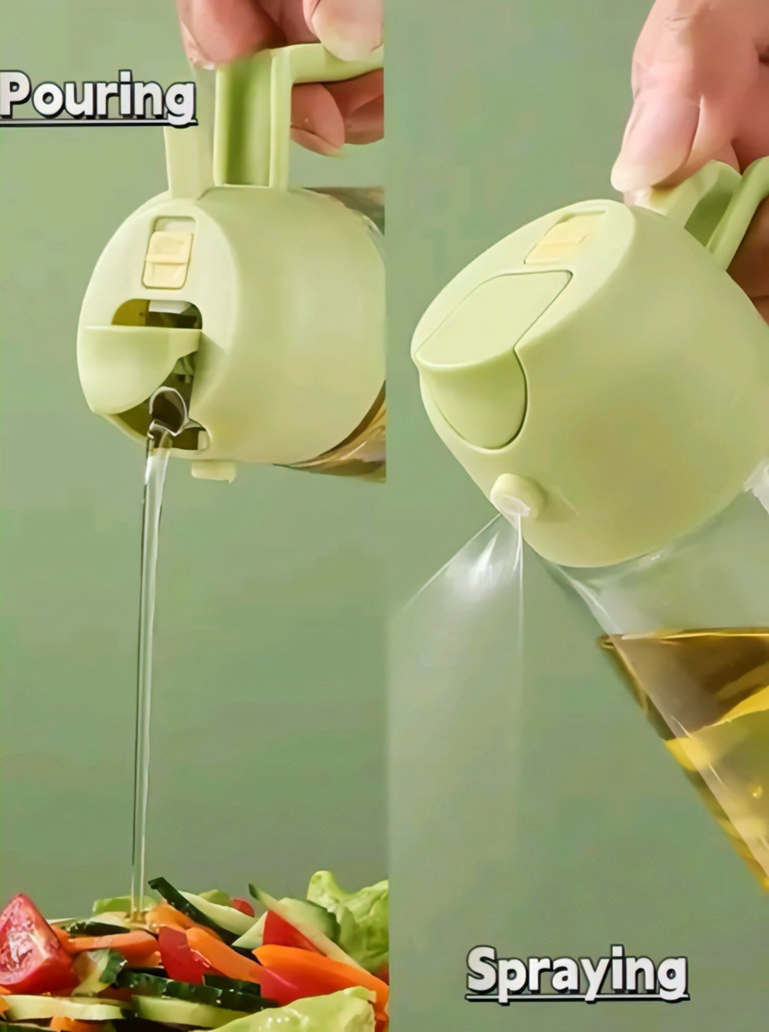 Premium Glass Oil Sprayer Bottle for Cooking – Fine Mist Kitchen Spray Bottle