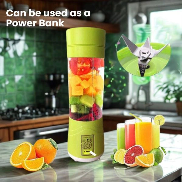 Portable USB Rechargeable Blender – Mini Juicer Mixer for Smoothies & Shakes