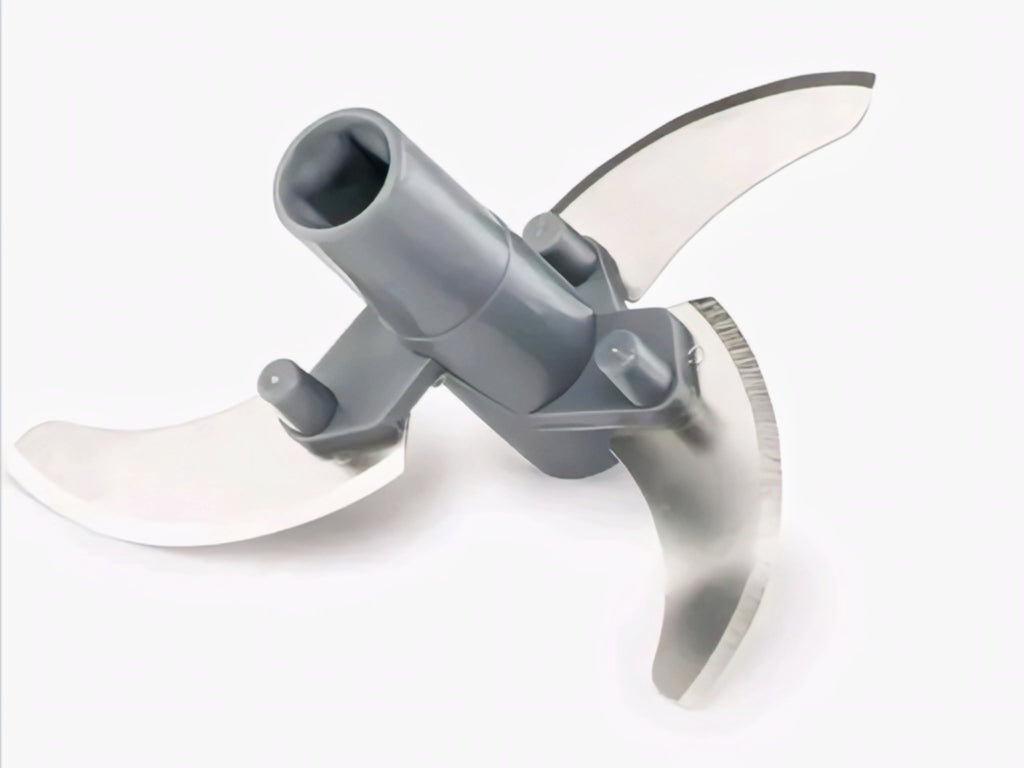 3-Blade Manual Hand Pull Vegetable Chopper | Multi-Purpose Food & Onion Cutter | BPA-Free Kitchen Chopper