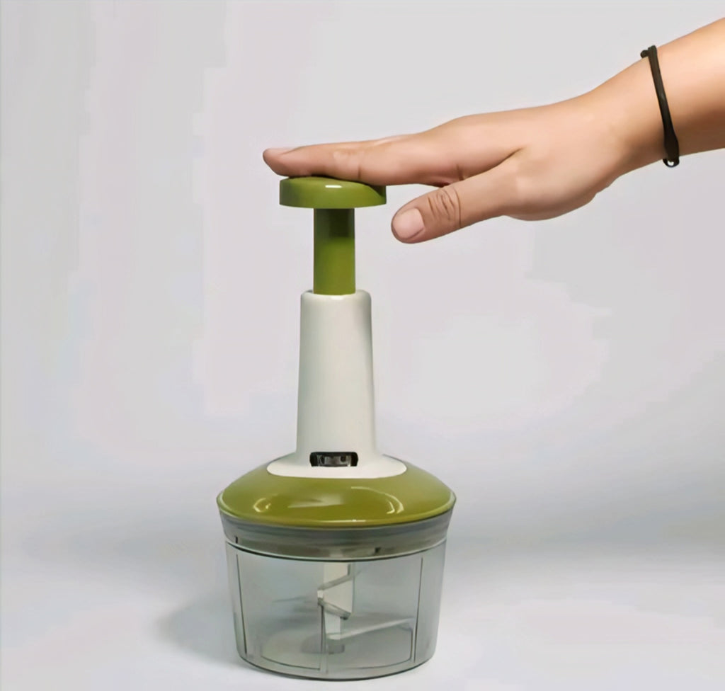 Premium Push Vegetable Chopper | Manual Food Chopper for Onion, Garlic, Herbs & Vegetables